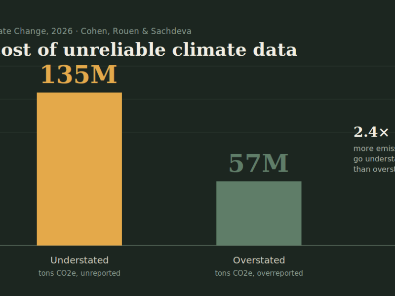 Corporate Climate Data Has a Trust&nbsp;Problem